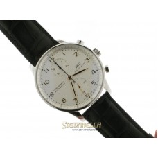 IWC Portuguese Chronograph ref. IW371604 silver nuovo